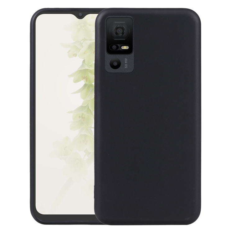 TPU szilikon burkolat TCL 40 NXTPAPER 5G fekete akciós termékkép 1