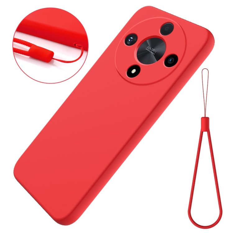 RUBBER Honor Magic6 Lite 5G piros védőburkolat termék 2. képe