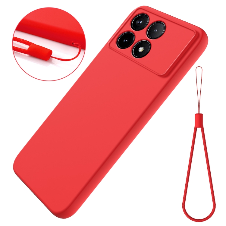 RUBBER Xiaomi Poco X6 Pro 5G piros védőburkolat termék 2. képe