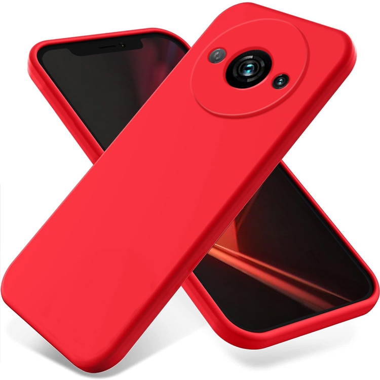 RUBBER Védőburkolat Xiaomi Redmi A3 piroshoz akciós termékkép 1