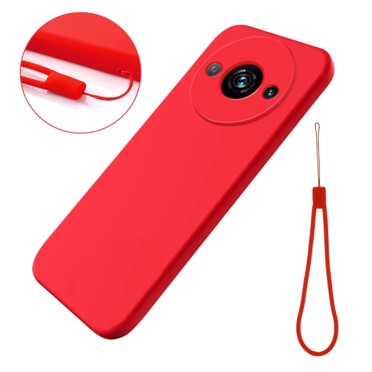 RUBBER Védőburkolat Xiaomi Redmi A3 piroshoz termék 2. képe
