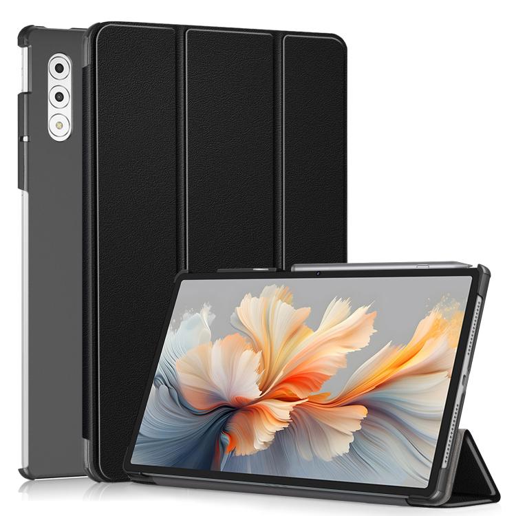 LEATHER Csuklós burkolat Lenovo Yoga Tab Plus fekete akciós termékkép 1