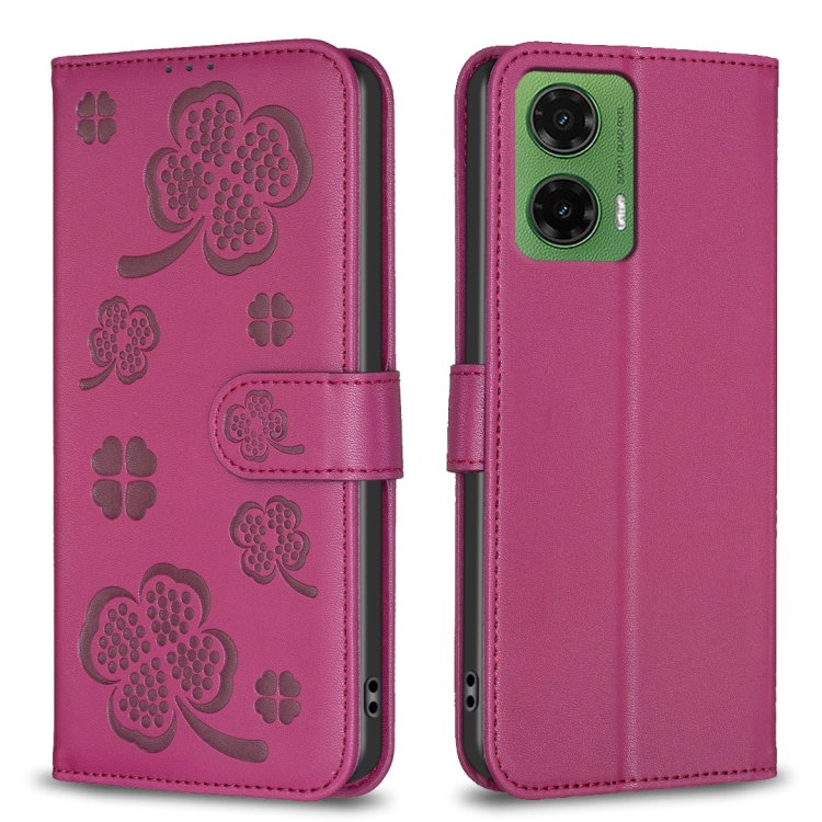 ART CLOVER Pénztárcahuzat Motorola Moto-hoz G35 5G bordó akciós termékkép 1