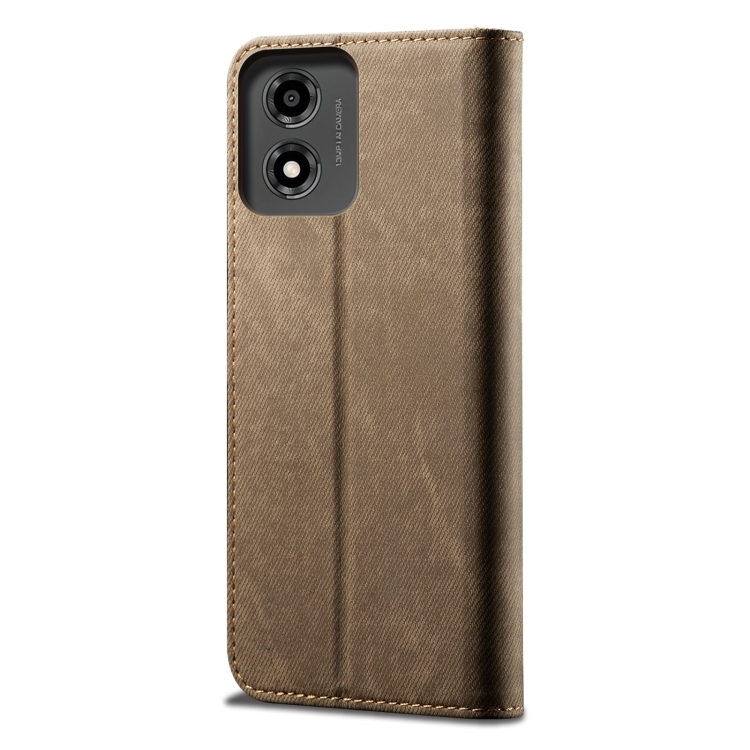 DENIM pénztárcahuzat Motorola Moto E14 szürke-barna termék 2. képe