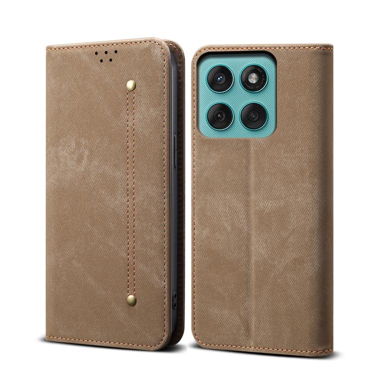 DENIM pénztárcahuzat Motorola Edge 60 Fusion taupe színhez akciós termékkép 1