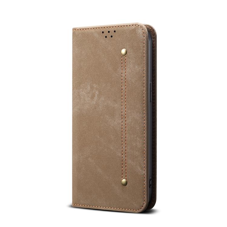 DENIM pénztárcahuzat Motorola Edge 60 Fusion taupe színhez termék 2. képe