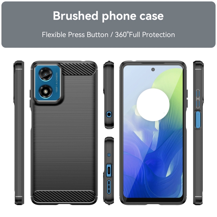 FLEXI TPU Védőburkolat Motorola Moto G04 / G24 / G24 Power fekete termék 2. képe