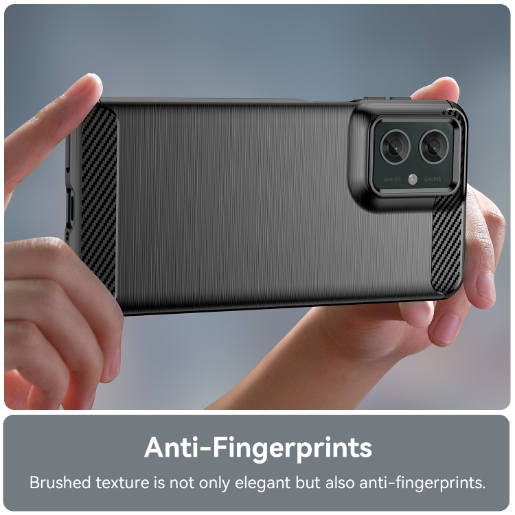 FLEXI TPU Védőburkolat Motorola Moto G55 5G fekete termék 2. képe