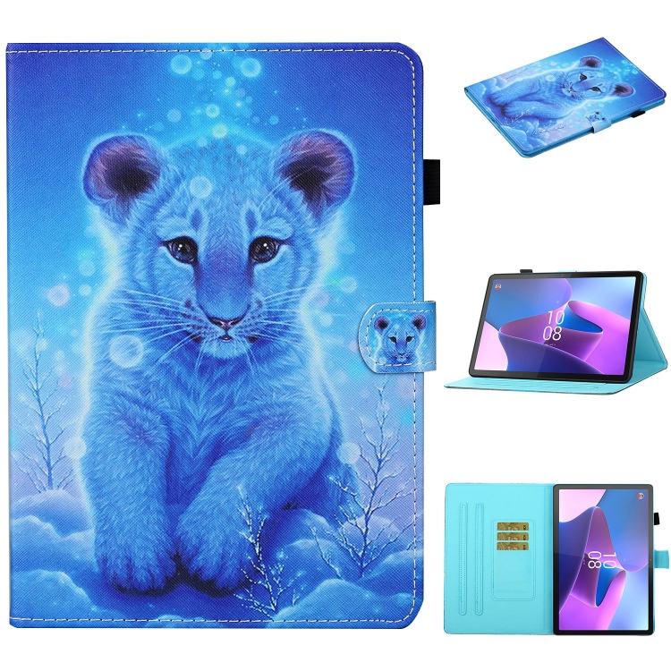 ART Összecsukható tok Lenovo Tab P12 LITTLE TIGER termék 2. képe