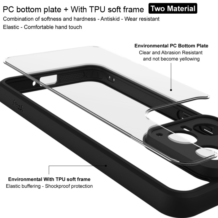 IMAK UX-9A Védőburkolat Nubia Redmagic 9 Pro 5G fekete termék 2. képe