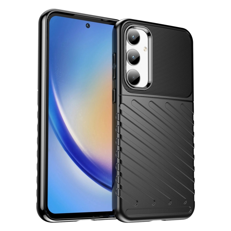 THUNDER Védőtok Samsung Galaxy A35 5G fekete akciós termékkép 1