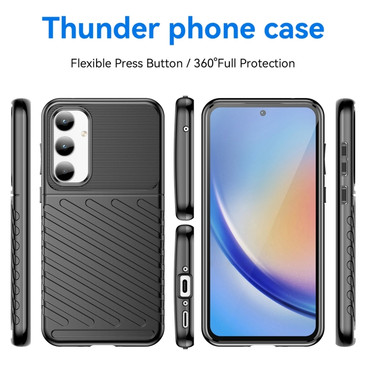 THUNDER Védőtok Samsung Galaxy A35 5G fekete termék 2. képe