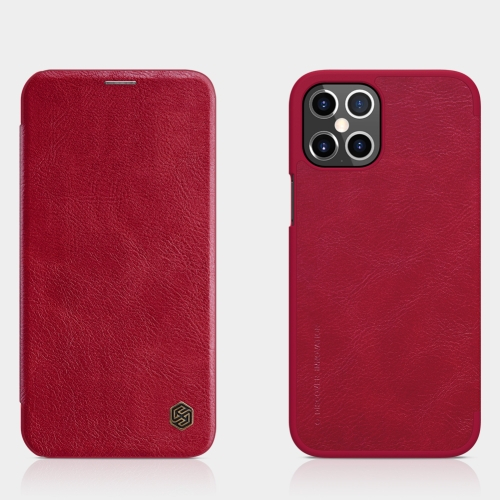 NILLKIN LEATHER Apple iPhone 12 Pro Max piros akciós termékkép 1
