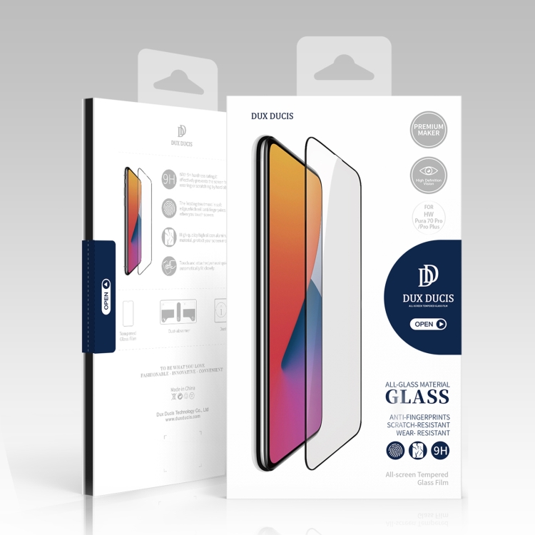 DUX 3D Edzett védőüveg a Huawei Pura 70 Pro-hoz termék 2. képe