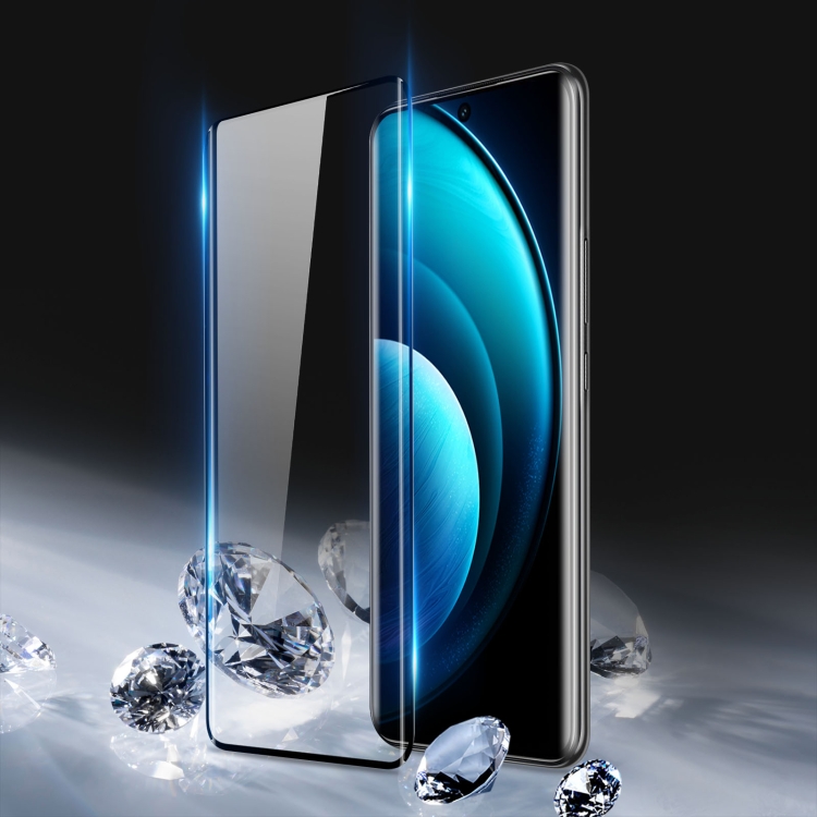 DUX 3D Edzett védőüveg Vivo X100 Pro 5G-hez termék 2. képe