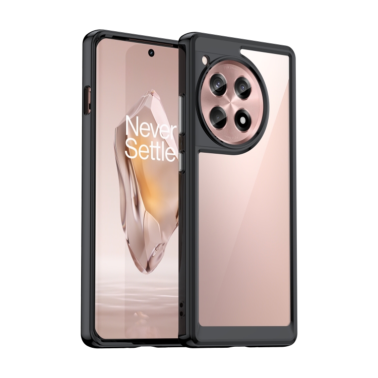CRYSTAL Védőhuzat One Plus 12R fekete akciós termékkép 1