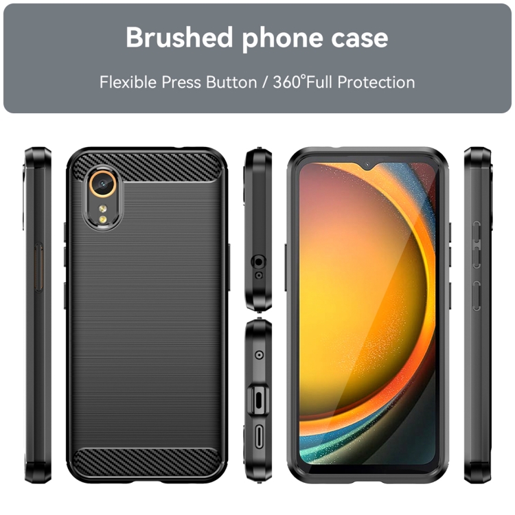 FLEXI TPU védőburkolat Samsung Galaxy Xcover 7 fekete termék 2. képe