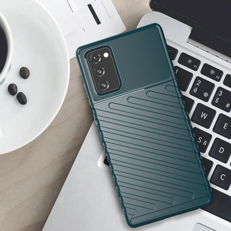 THUNDER Védőburkolat Samsung Galaxy Note 20 zöld termék 2. képe