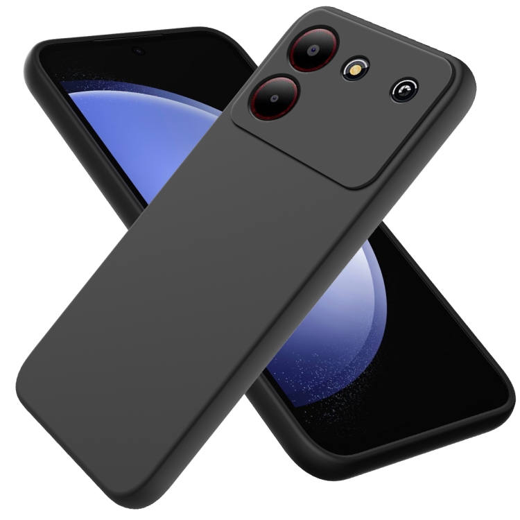 RUBBER ZTE Blade A54 fekete védőtok akciós termékkép 1