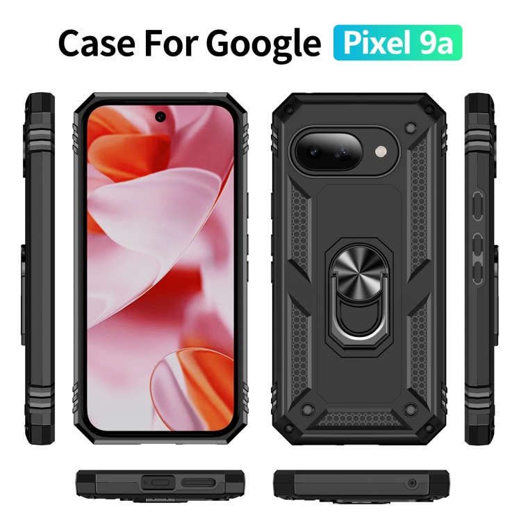 RING Fedél tartóval Google Pixel 9a fekete termék 2. képe