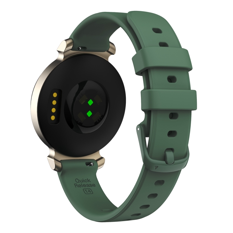 SZILIKON Cserélhető szíj Garmin Lily 2 sötétzöldhöz termék 2. képe