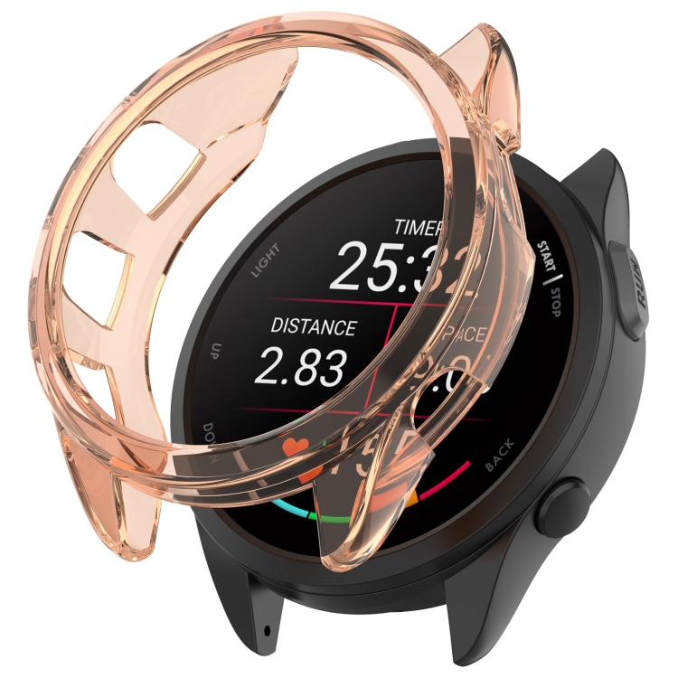 TPU HALF COVER borító Garmin Forerunner 165 / 165 zenei narancshoz akciós termékkép 1