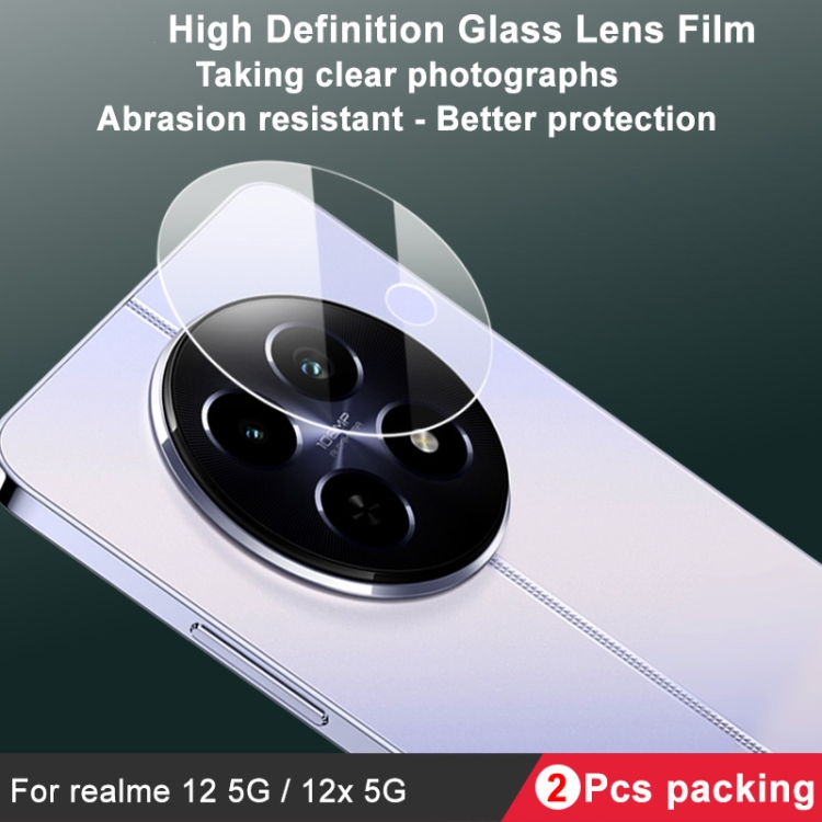 IMAK 2x Védőüveg a fényképezőgéphez Realme 12 5G / Realme 12x 5G termék 2. képe