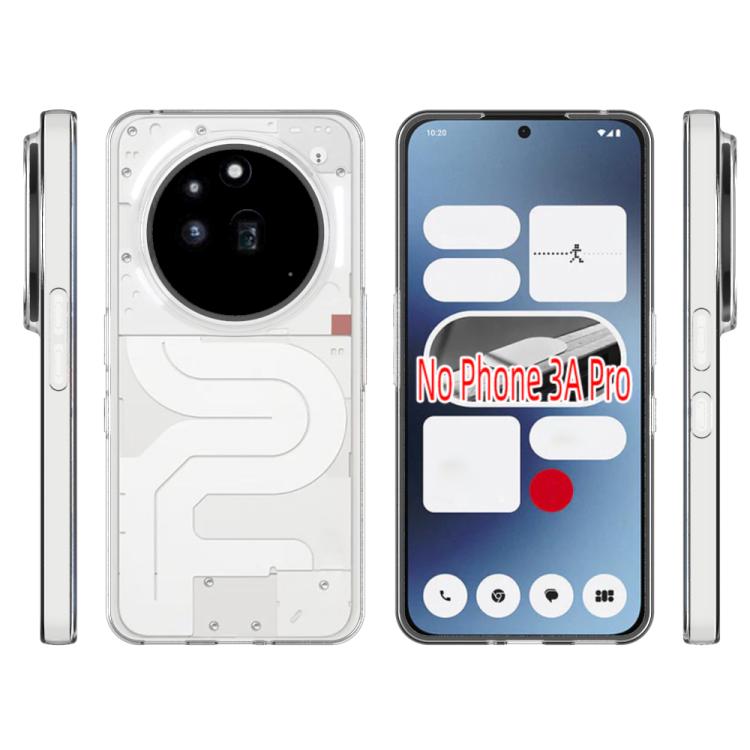 TPU Védőburkolat Nothing Phone (3a) Pro átlátszó termék 2. képe