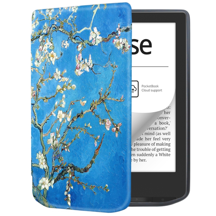 ART Összecsukható tok Pocketbook 629 Verse / Pocketbook 634 Verse Pro számára APRICOT BLOSSOM akciós termékkép 1