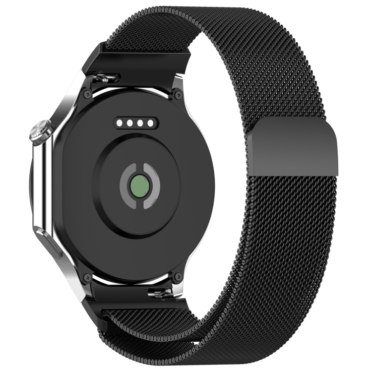 MILANESE Fém szíj a OnePlus Watch 3 / Watch 2 fekete termék 2. képe