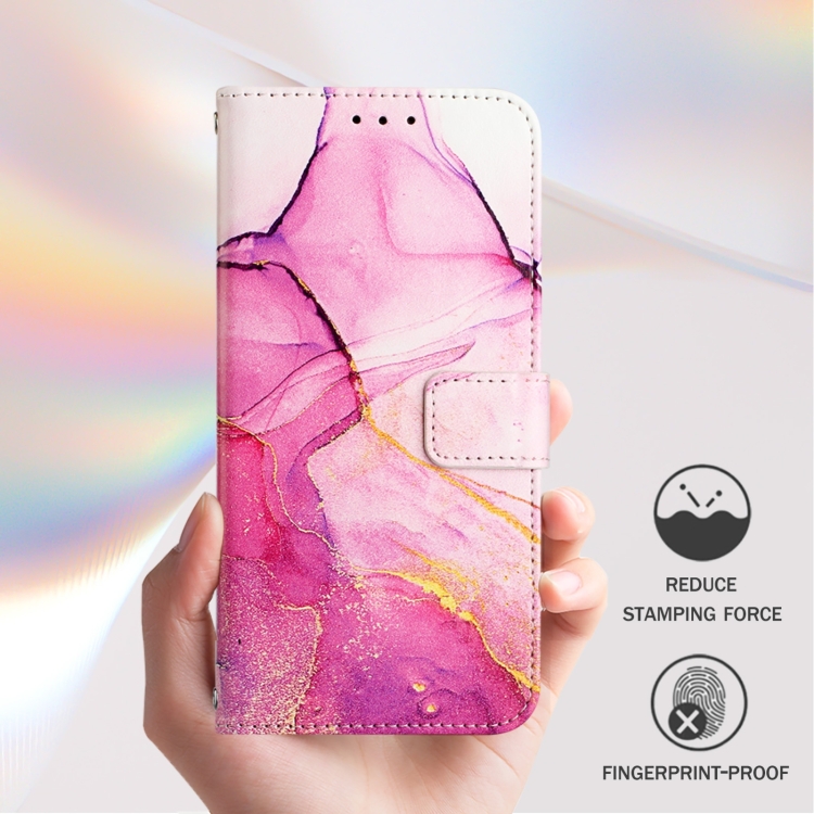 ART MARBLE Pénztárcahuzat Oppo Reno12 FS-hez 5G PURPLE termék 2. képe