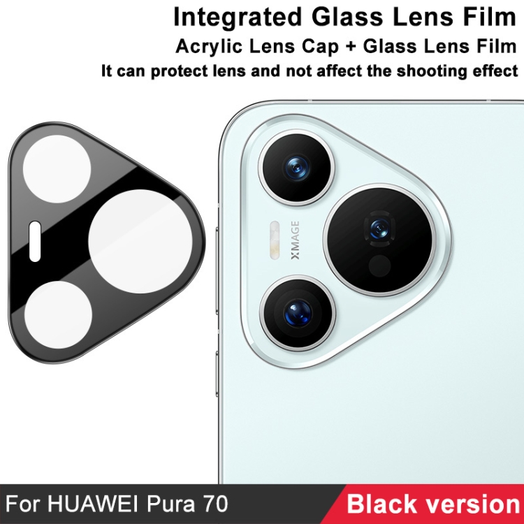 IMAK TELJES BURKOLAT Fényképezőgépüveg Huawei Pura 70 fekete termék 2. képe