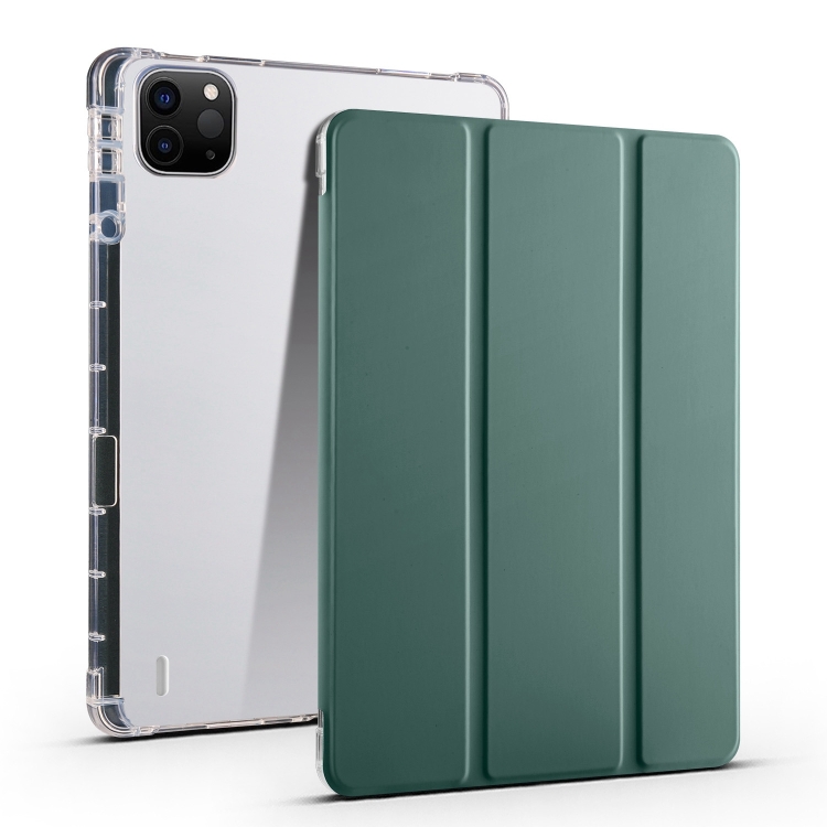 CRYSTAL Flip tok Apple iPad Pro 13 2024 sötétzöld akciós termékkép 1