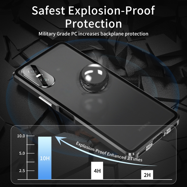 Mágneses borító 360 Sony Xperia 10 VI fekete termék 2. képe