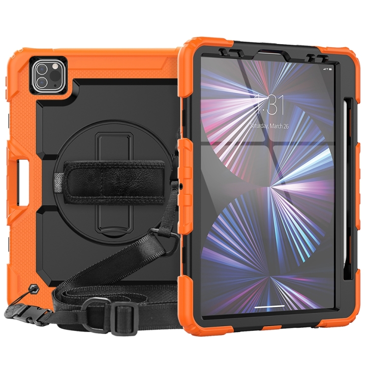 SOLID 360 Tartós burkolat a Apple iPad Air 11 2025 / Air 11 2024 narancshoz termék 2. képe