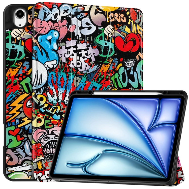 ART Flip tok Apple iPad Air 13 2025 / Air 13 2024 GRAFFITI-hez akciós termékkép 1