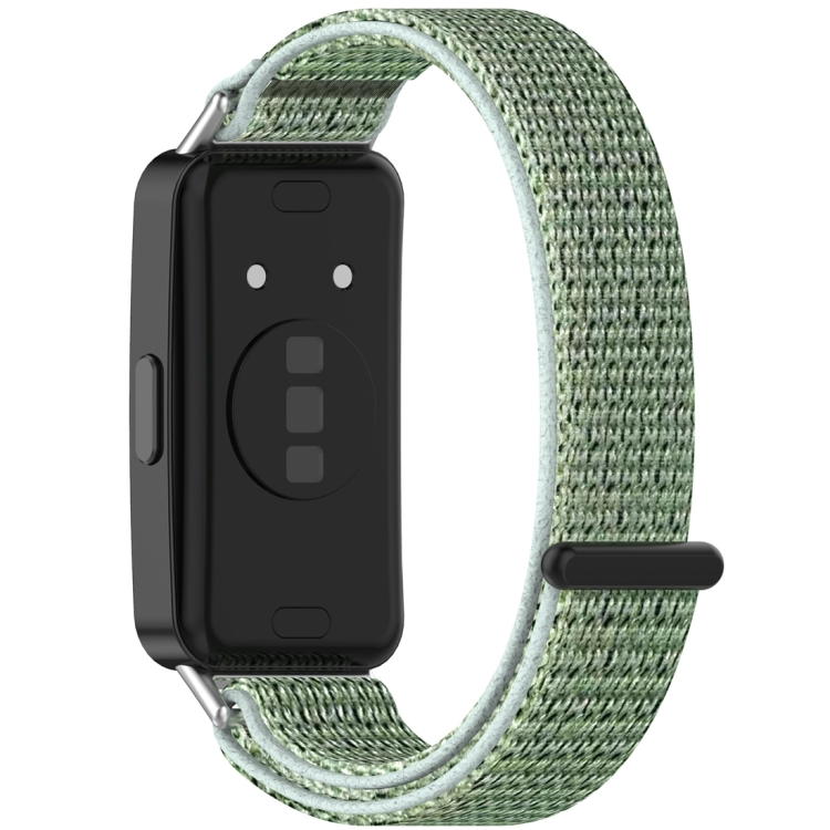 NYLON Cserélhető szíj Huawei Band 10 / Band 9 / Band 8 világoszöld termék 2. képe