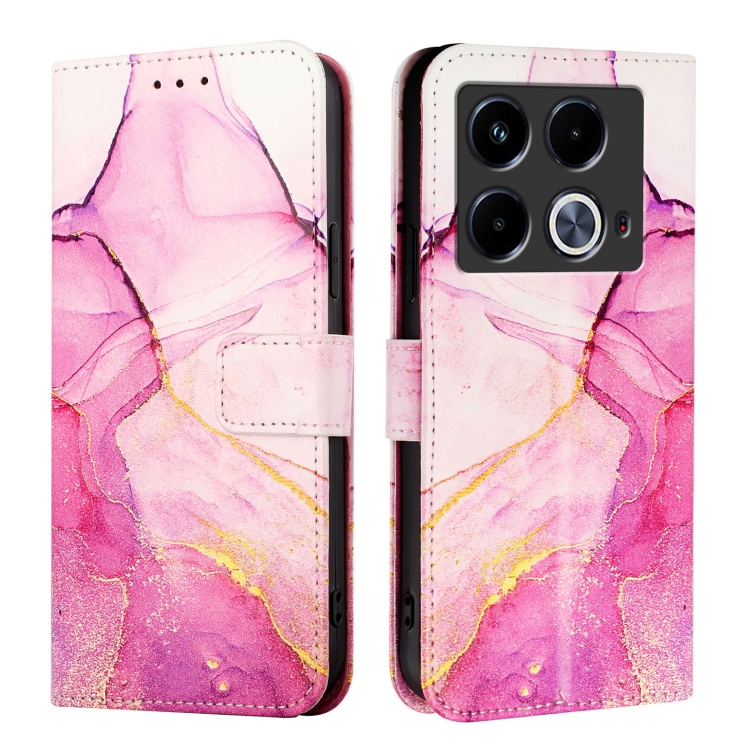ART MARBLE Pénztárcahuzat Infinixhez Note 40 PINK akciós termékkép 1