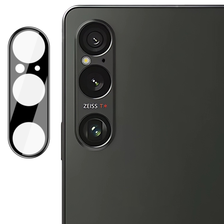 IMAK FULL COVER Üveg Sony Xperia 1 VI fényképezőgéphez fekete akciós termékkép 1