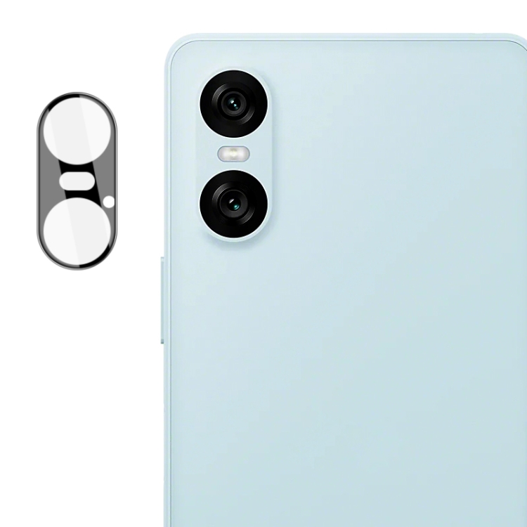 IMAK FULL COVER Üveg Sony Xperia 10 VI fényképezőgéphez fekete akciós termékkép 1
