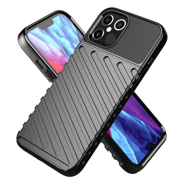 THUNDER Védőburkolat Apple iPhone 12 12 Pro fekete termék 2. képe