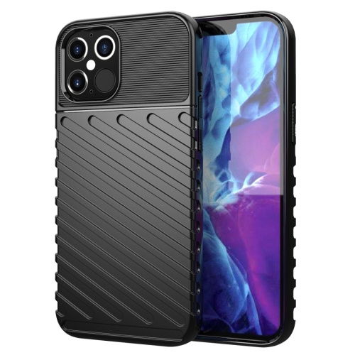THUNDER Védőburkolat Apple iPhone 12 12 Pro fekete akciós termékkép 1