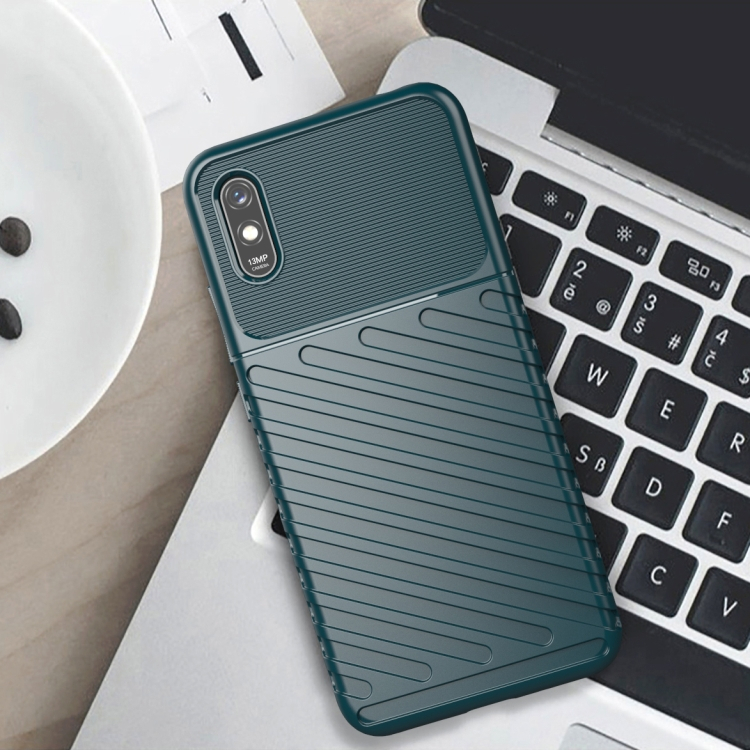 THUNDER Védőburkolat Xiaomi Redmi 9A / 9AT zöld termék 2. képe