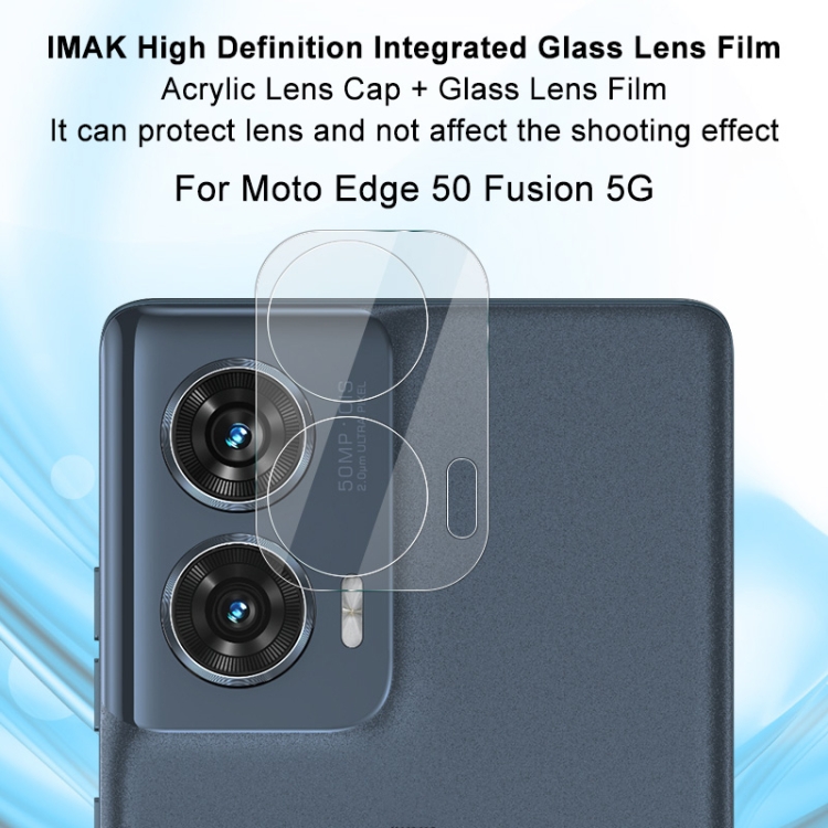 IMAK FULL COVER Üveg Motorola Edge 50 Fusion fényképezőgéphez termék 2. képe