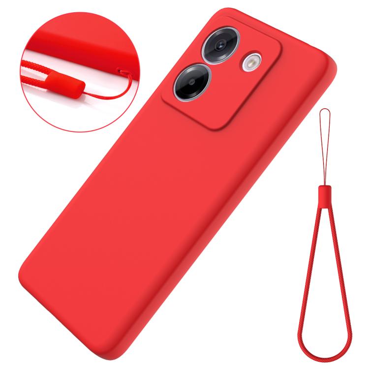 RUBBER Védőburkolat Xiaomi Poco M7 Pro 5G piros termék 2. képe