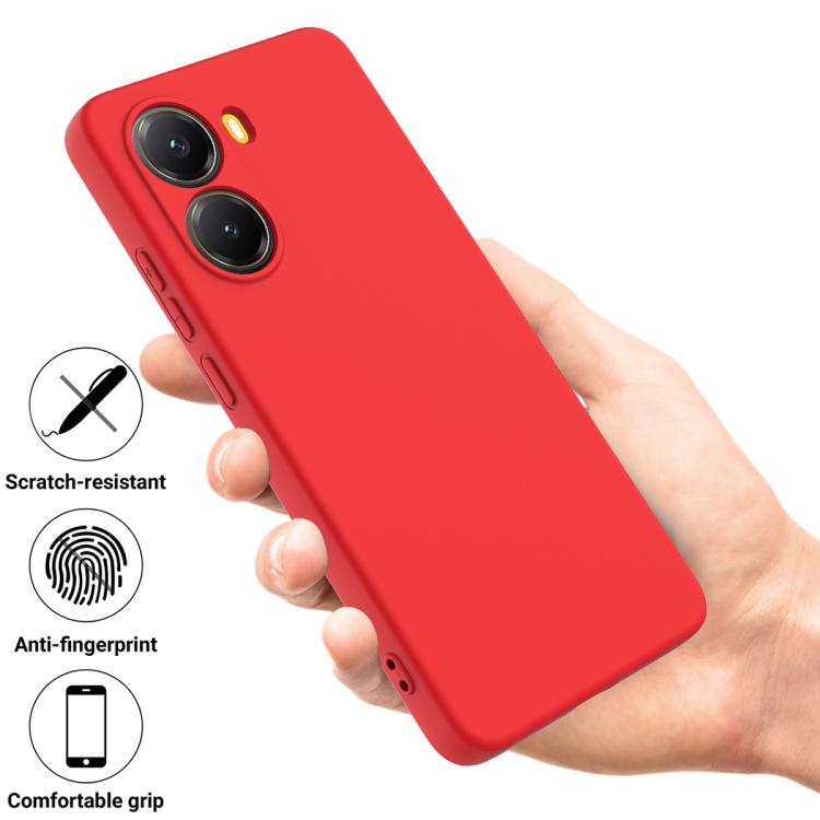 RUBBER Védőtok a Xiaomi Poco X7-hez Pro piros termék 2. képe