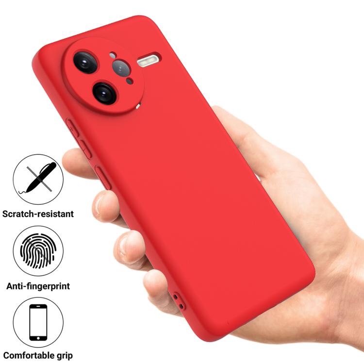 RUBBER Védőburkolat Xiaomi Poco F7 Ultra piros termék 2. képe