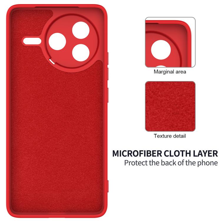 RUBBER Védőburkolat Xiaomi Poco F7 Pro piros termék 2. képe