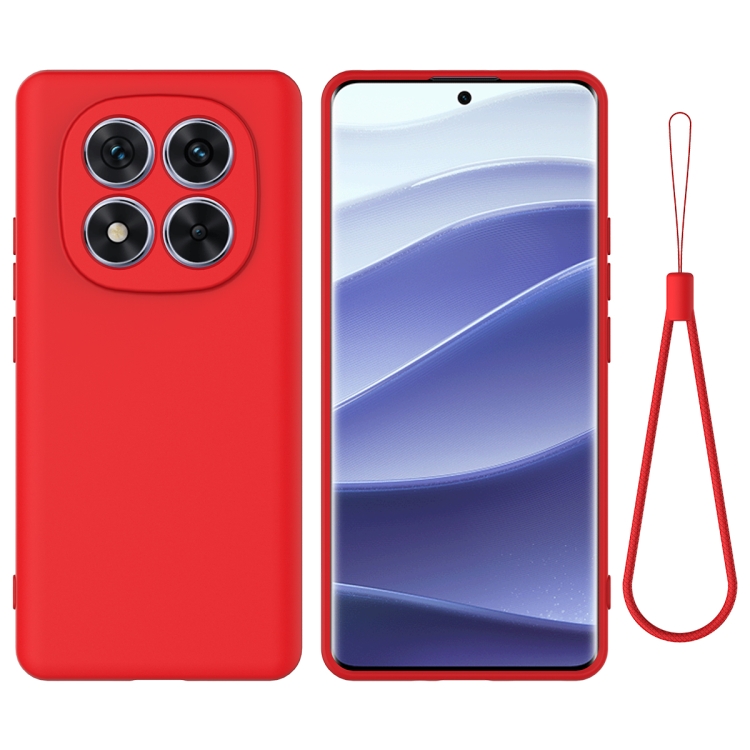 RUBBER Védőtok a Xiaomi-hoz Redmi Note 14 Pro 5G / Poco X7 piros akciós termékkép 1