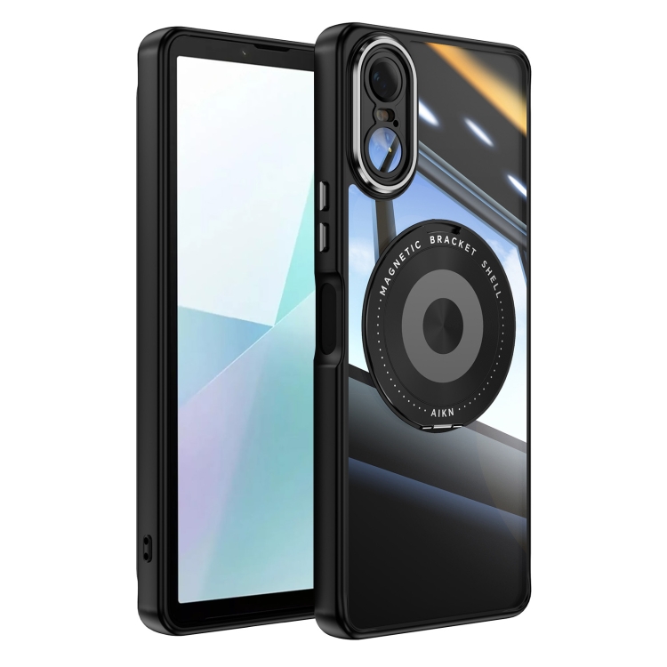 ACRYLO MAGSAFE Védőhuzat Sony Xperia 10 VI fekete akciós termékkép 1